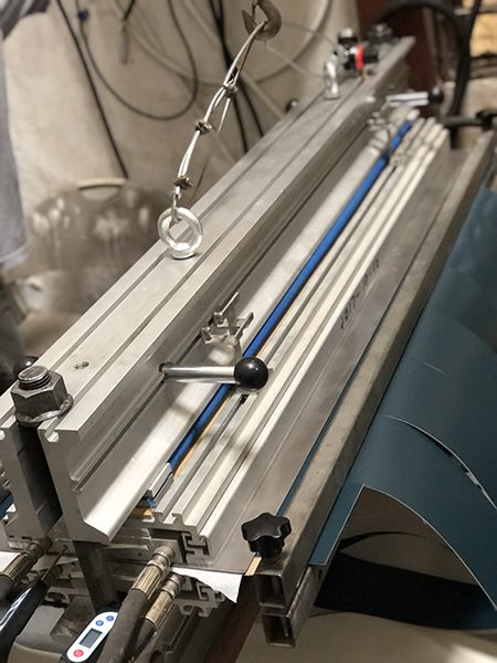 Splice press machine water cooled 800*180mm for PVC PU belt